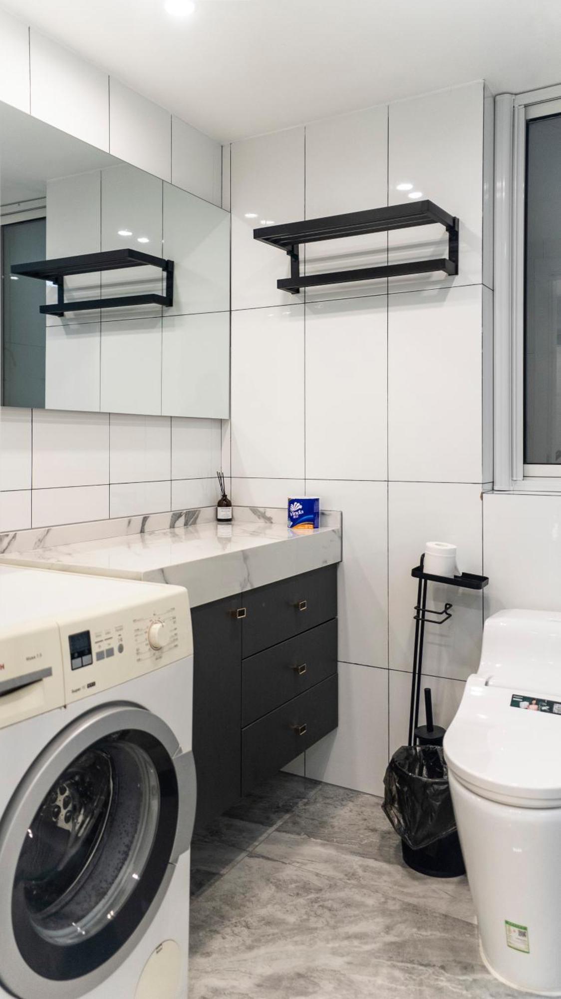 Eastern Hub - Jing'an Temple Branch Art Spacious 3-bedroom, Sunny House With 2 Balconies Appartamento